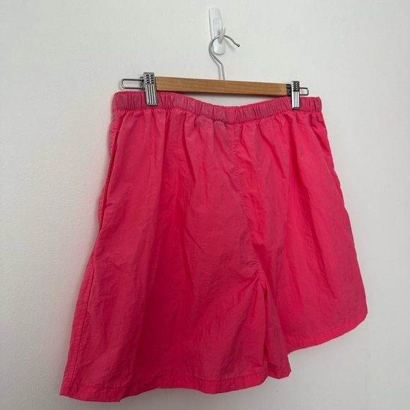 Vintage 90s Shorts Hot Pink Barbie Nylon Shorts Denver Haynes Retro Festival - Picture 11 of 13